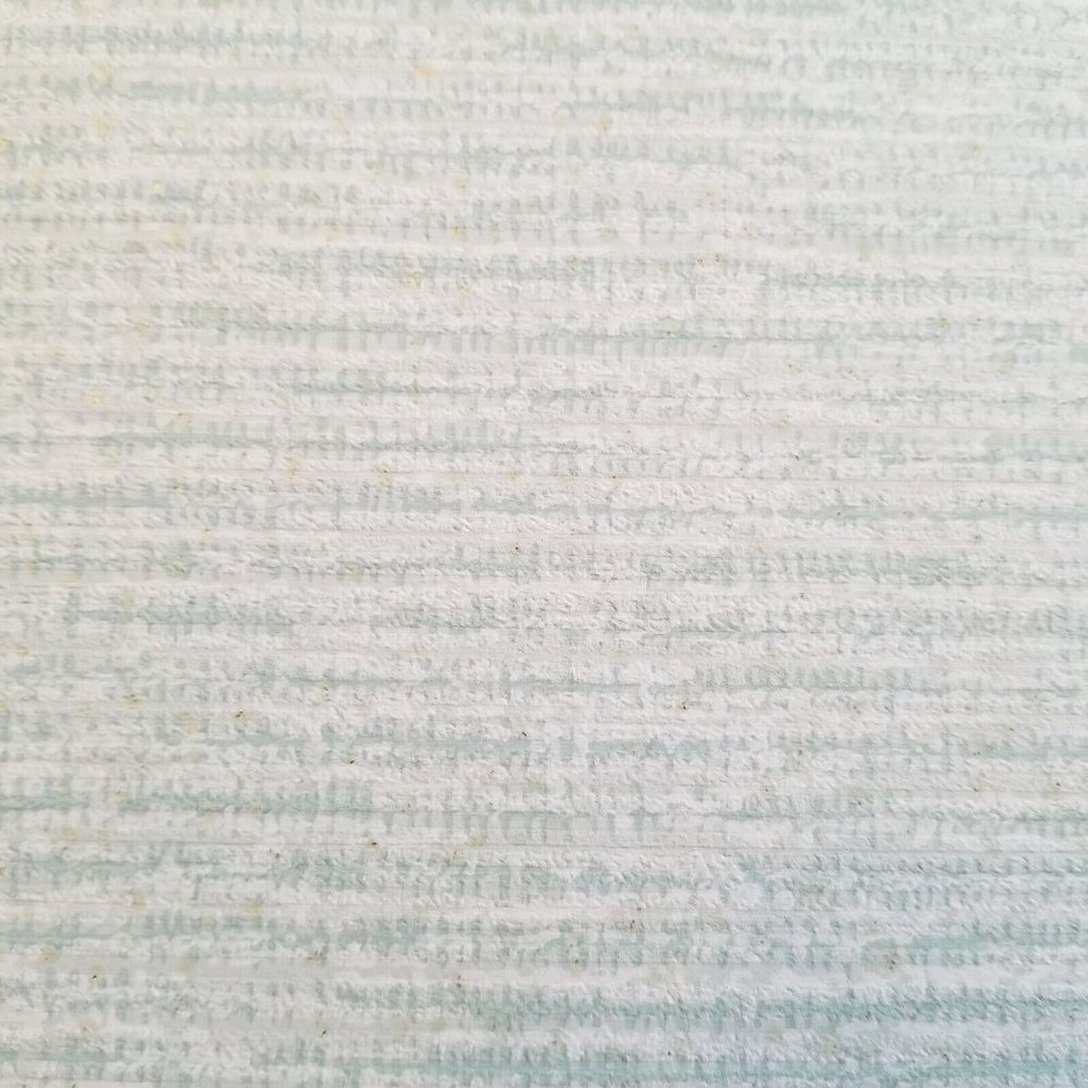 Vintage Wallpaper Sample Sheet Blue Linear Lines Design Craft Supply Dollhouse